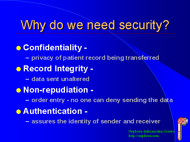 Why do we need security?
